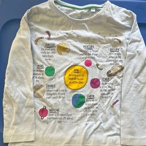 Mini Boden Solar System Long Sleeved Shirt